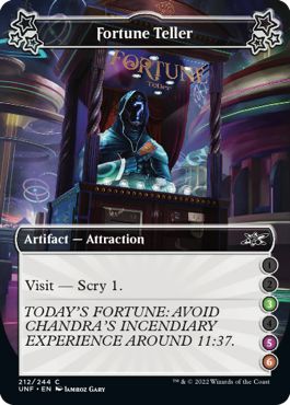 (英)【Foil】Fortune Teller【UNF】(●●３●５６) No.212E