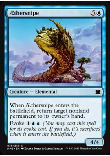 (英)【Foil】霊気撃ち / AEthersnipe【MM2】 No.039