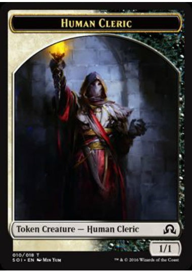 (英)人間・クレリックトークン / Human Cleric Token【SOI-TOKEN】 No.010