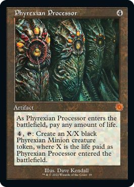 (英)ファイレクシアの処理装置 / Phyrexian Processor【BRR】 旧枠加工カード No.039