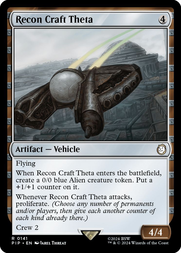 (英)【Foil】シータ偵察機 / Recon Craft Theta【PIP】 No.0141