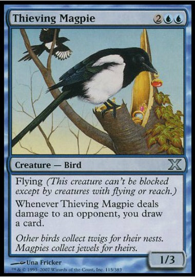 (英)【Foil】泥棒カササギ / Thieving Magpie【10E】 No.115