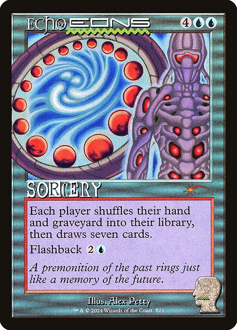 (英)【Foil】永劫のこだま / Echo of Eons【SLD】Brain Dead Bonus Cards No.821