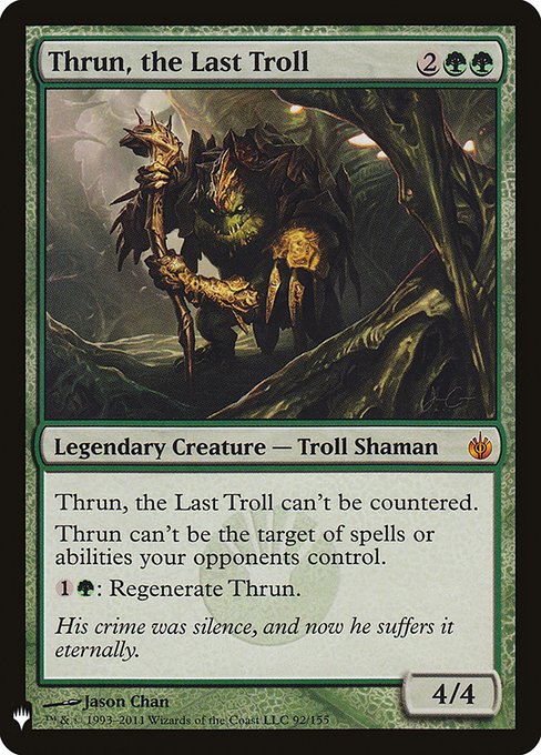 (英)最後のトロール、スラーン / Thrun, the Last Troll【MB1】 No.1358