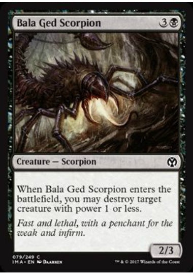 (英)【Foil】バーラ・ゲドの蠍 / Bala Ged Scorpion【IMA】 No.079