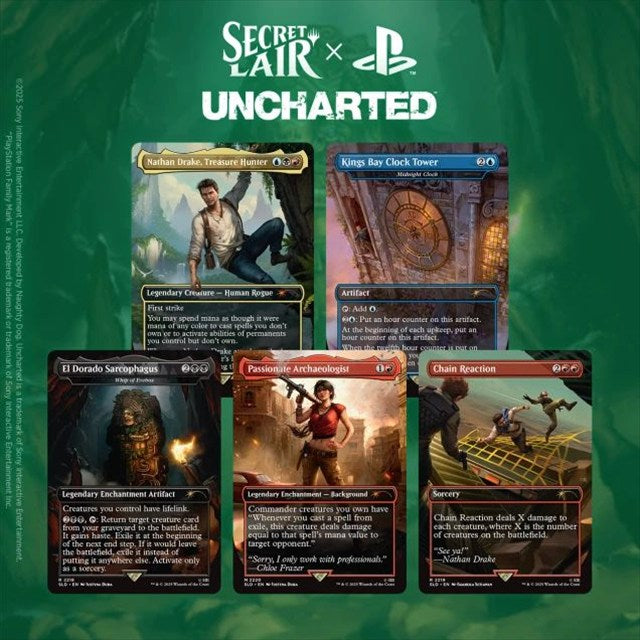 (英)Secret Lair x Uncharted 【BOX】 ※発送方法は「ゆうパック」を選択してください。
