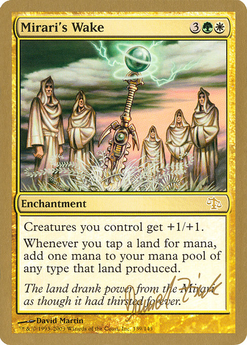 (英)ミラーリの目覚め / Mirari's Wake【WC03】 World Championship Decks 2003 Daniel Zink 金枠 No.091