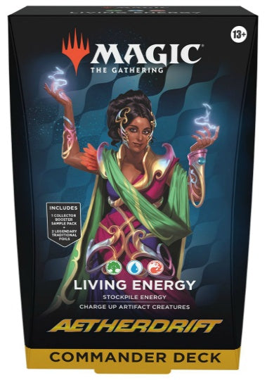 (英)霊気走破 統率者デッキ「生けるエネルギー」 / Aetherdrift Commander Deck "Living Energy"【BOX】 ※発送方法は「ゆうパック」を選択してください。