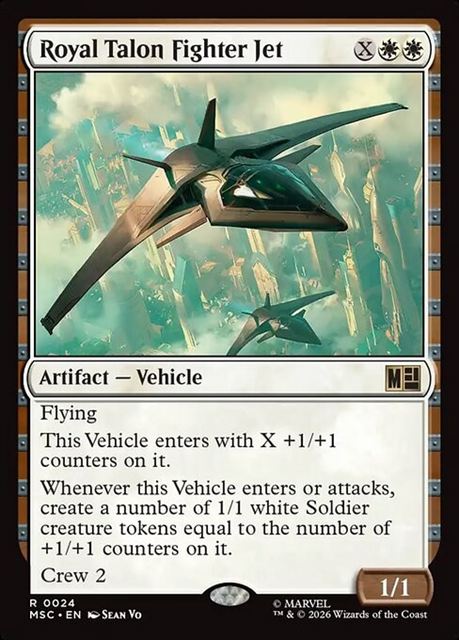 (英)【Surge-Foil】ロイヤル・タロン戦闘機 / Royal Talon Fighter Jet【MSC】 No.024