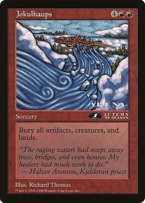 (英)ジョークルホープス / Jokulhaups【PRM】 アリーナプロモ 【Oversized Card】 BIG-PRM-067 ※トーナメントで使用することはできません。