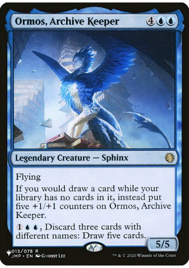 (英)書庫の守り手、オルモス / Ormos, Archive Keeper【LST】 No.357