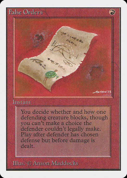(英)False Orders【2ED】 No.148