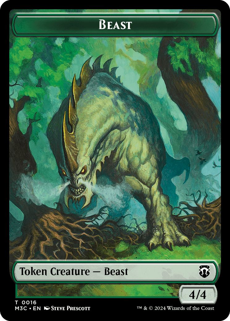 (英)ビーストトークン / Beast Token No.016 - 象トークン / Elephant Token【M3C-TOKEN】 No.018