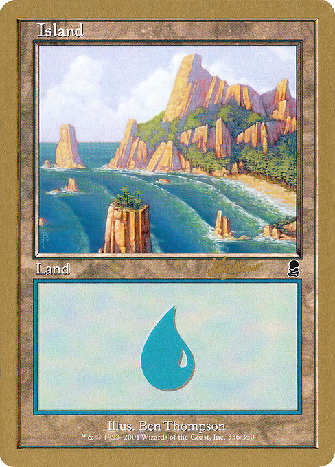 (英)島 / Island【WC02】 World Championship Decks 2002 Sim Han How 金枠 No.113