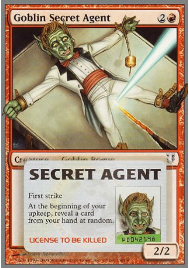 (英)【Foil】Goblin Secret Agent 【UNH】 No.079