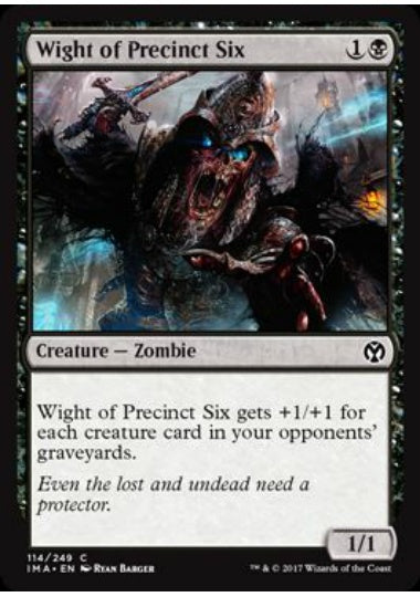 (英)【Foil】第6管区のワイト / Wight of Precinct Six【IMA】 No.114