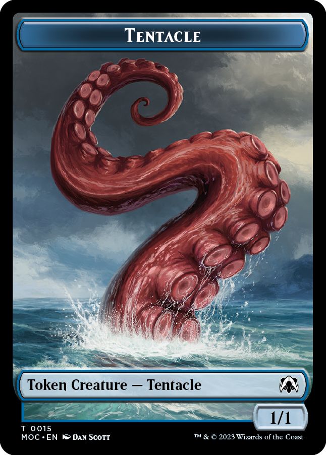 (英)触手トークン / Tentacle Token No.015 - 人間トークン / Human Token【MOC-TOKEN】 No.026