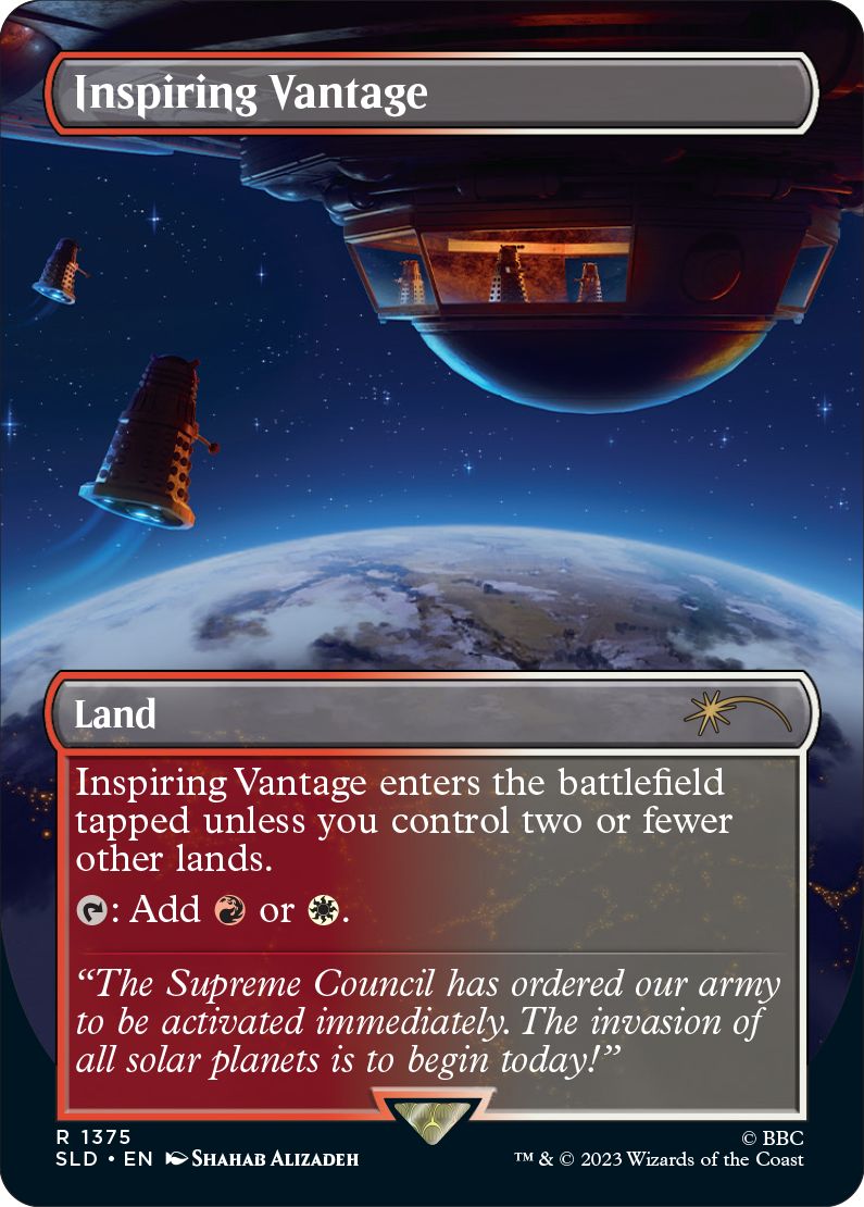 (英)感動的な眺望所 / Inspiring Vantage【SLD】 Secret Lair x Doctor Who: The Dalek Lands No.1375