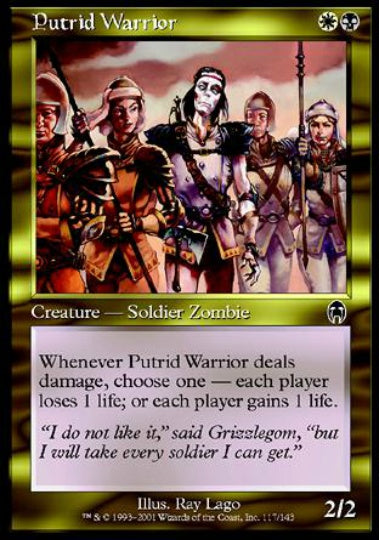 (英)腐肉戦士 / Putrid Warrior【APC】 No.117