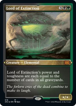 (英)【エッチングFoil】絶滅の王 / Lord of Extinction【2X2】 No.518