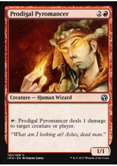 (英)【Foil】放蕩紅蓮術士 / Prodigal Pyromancer【IMA】 No.142