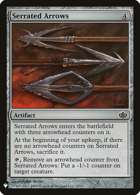 (英)鋸刃の矢 / Serrated Arrows【MB1】 No.1626