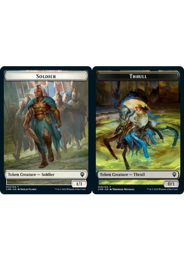 (英)【Foil】兵士トークン / Soldier TokenNo.002 - スラルトークン / Thrull Token【CMR-TOKEN】 No.005