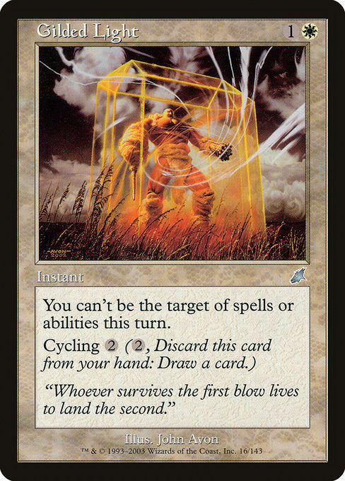 (英)【Foil】金粉の光 / Gilded Light【SCG】 No.016