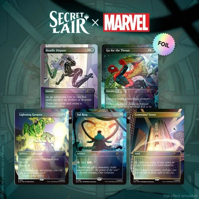 (英)Secret Lair x Marvel's Spider-Man: Villainous Plots Foil Edition 【BOX】 ※発送方法は「ゆうパック」を選択してください。