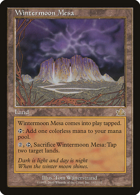(英)冬月台地 / Wintermoon Mesa【PCY】 No.143