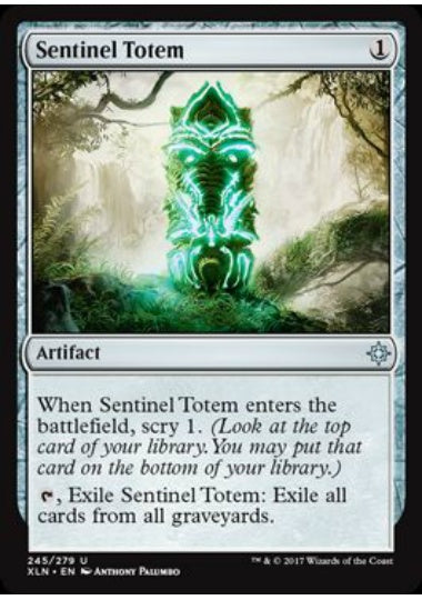 (英)【Foil】歩哨のトーテム像 / Sentinel Totem【XLN】 No.245