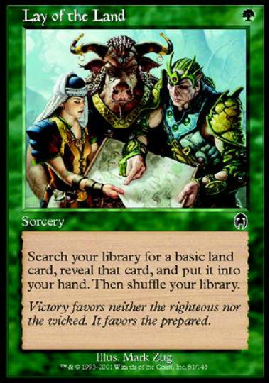 (英)【Foil】地勢 / Lay of the Land【APC】 No.081