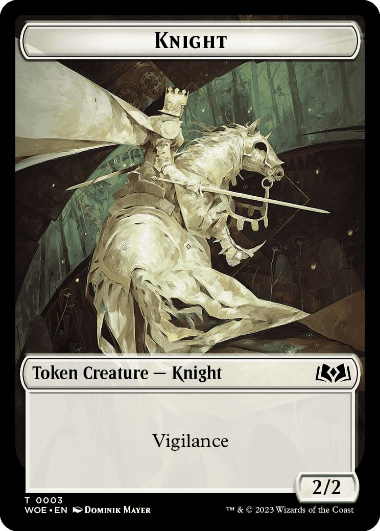(英)騎士トークン / Knight Token【WOE-TOKEN】 No.003
