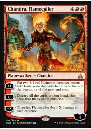 (英)炎呼び、チャンドラ / Chandra, Flamecaller【OGW】 No.104