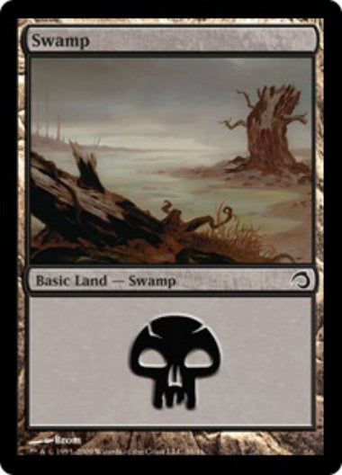 (英)【Foil】沼 / Swamp【SLIVER】 No.039