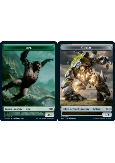 (英)【Foil】類人猿トークン / Ape TokenNo.012 - ゴーレムトークン / Golem Token【2XM-TOKEN】 No.023