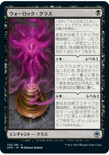 (日)ウォーロック・クラス / Warlock Class【AFR】 No.125