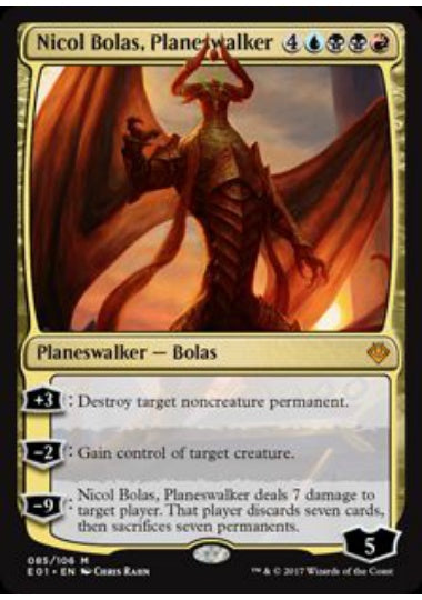 (英)プレインズウォーカー、ニコル・ボーラス / Nicol Bolas, Planeswalker【ANN】 No.085