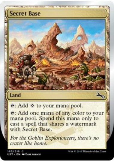 (英)【Foil】Secret Base 【UST】 (Goblin Explosioneers)No.165D