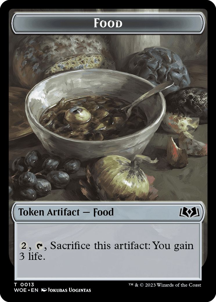 (英)食物トークン / Food Token【WOE-TOKEN】 No.013