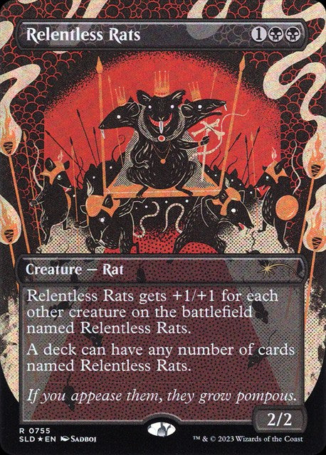 (英)【Foil】執拗なネズミ / Relentless Rats【SLD】 No.755
