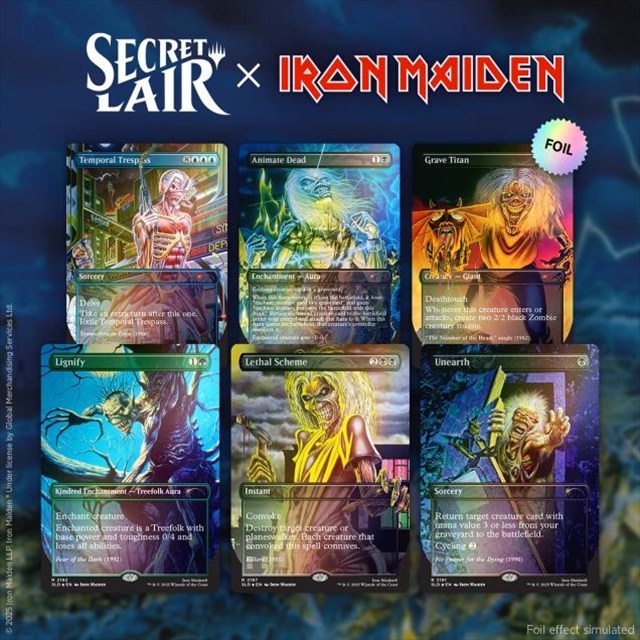 (英)Secret Lair x Iron Maiden: Album Art Foil Edition 【BOX】 ※発送方法は「ゆうパック」を選択してください。
