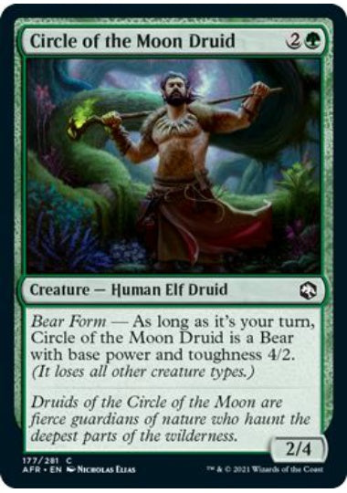 (英)月の円環のドルイド / Circle of the Moon Druid【AFR】 No.177