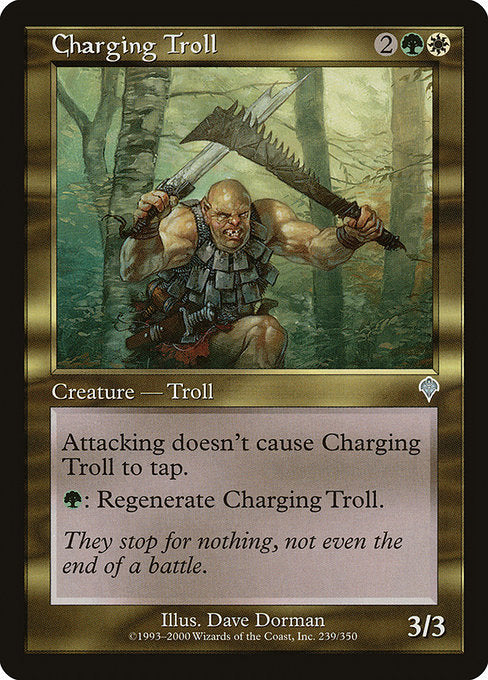 (英)突進するトロール / Charging Troll【INV】 No.239