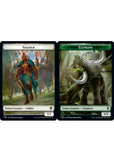 (英)兵士トークン / Soldier Token No.016 - 象トークン / Elephant Token【CMR-TOKEN】 No.020