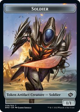 (英)兵士トークン / SoldierToken【BRO-TOKEN】 No.008