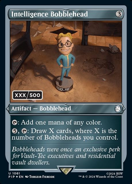 (英)【DR-Foil】インテリジェンスのボブルヘッド / Intelligence Bobblehead【PIP】 (シリアルNo.入り) No.1061