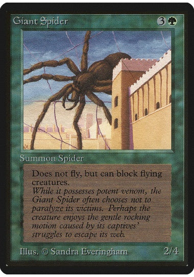 (英)大蜘蛛 / Giant Spider【BETA】 No.199