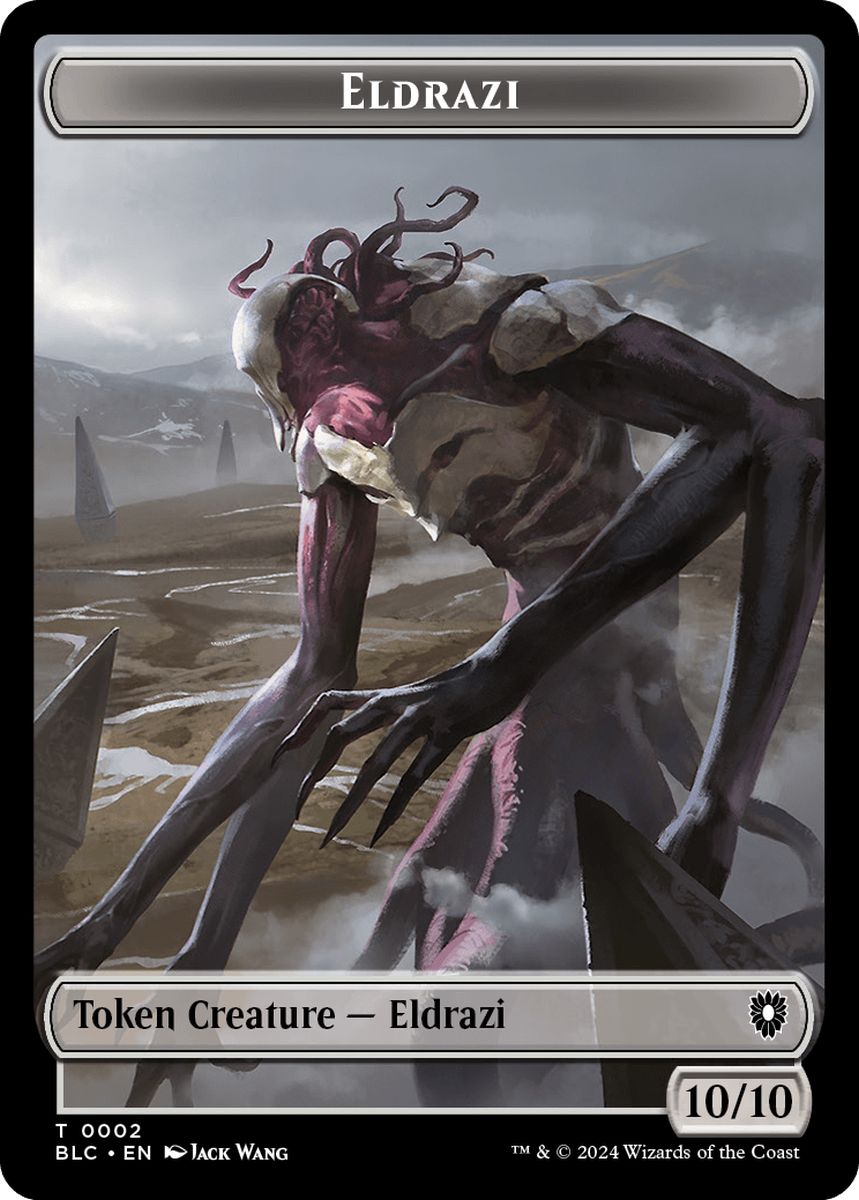 (英)エルドラージトークン / Eldrazi Token No.002 - 手掛かりトークン / Clue Token【BLC-TOKEN】 No.037