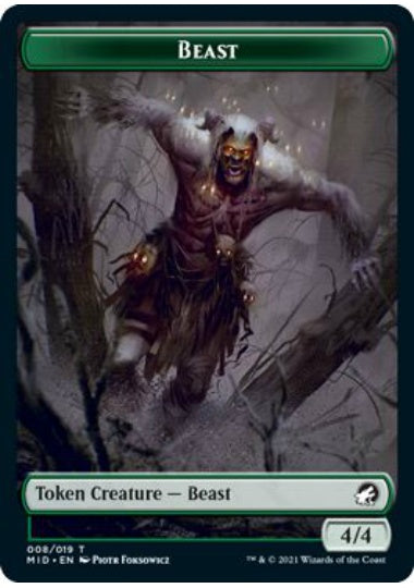 (英)ビーストトークン / Beast Token【MID-TOKEN】 No.008